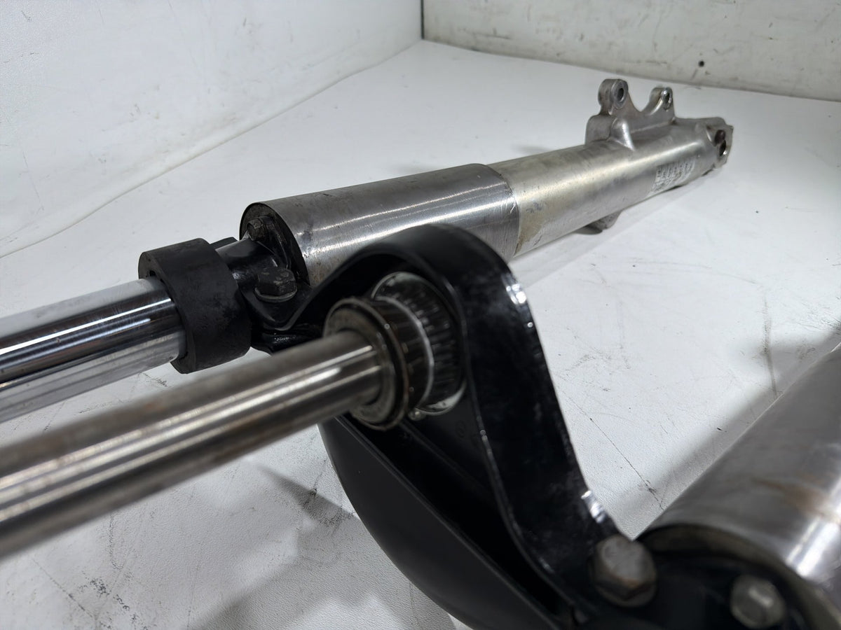91 Harley Electra Glide Touring Front Triple Tree Set & LH RH Fork Legs Sliders