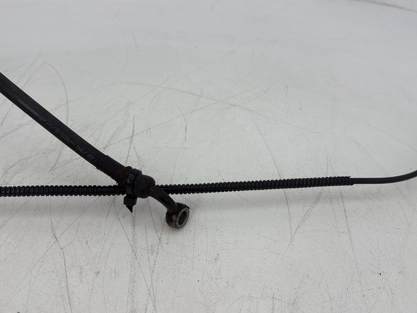 2006 Harley Softail FLSTCI Heritage Classic OEM Rear Brake Hose Line Pipe