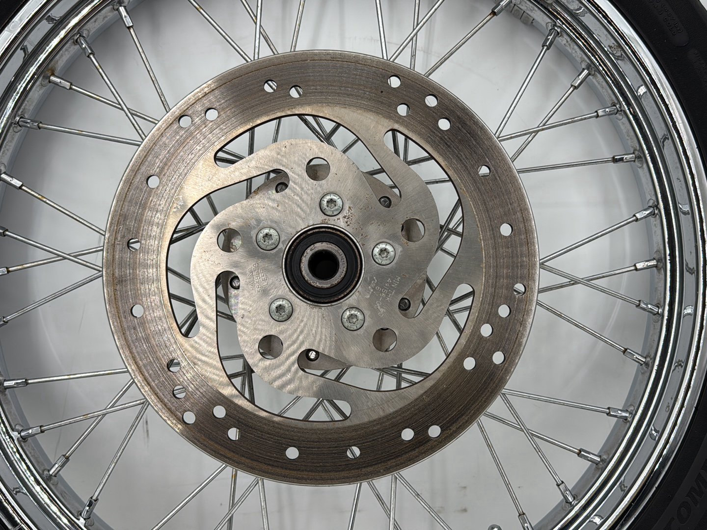 2004 - 2013 Harley-Davidson Sportster 883 Custom Front Wheel Rim Tire Spoked 44610-05