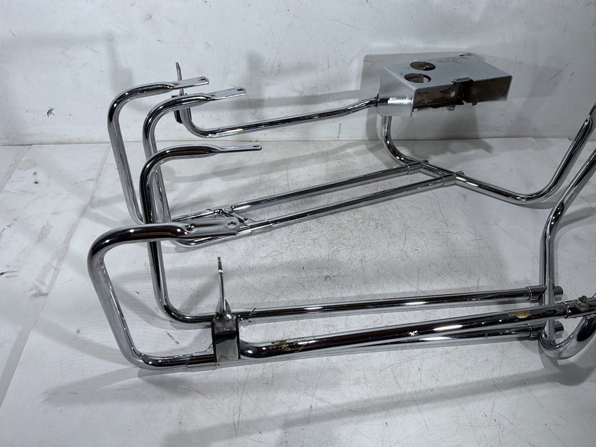 1990 Harley Electra Glide Touring OEM Rear Left Right Saddlebag Guard Rails Bar