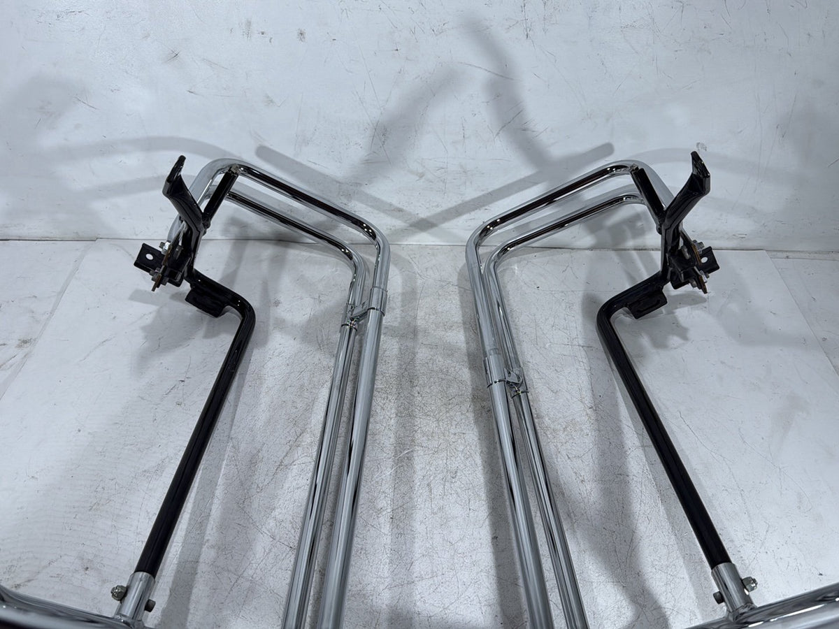 2012 Harley Electra Touring Ultra OEM Rear Left Right Saddlebag Guard Rails Bar
