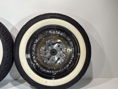 1999 - 2006 Harley-Davidson Touring Electra Glide Classic Front Rear Wheel Rim Tire Spoked 40975-05A