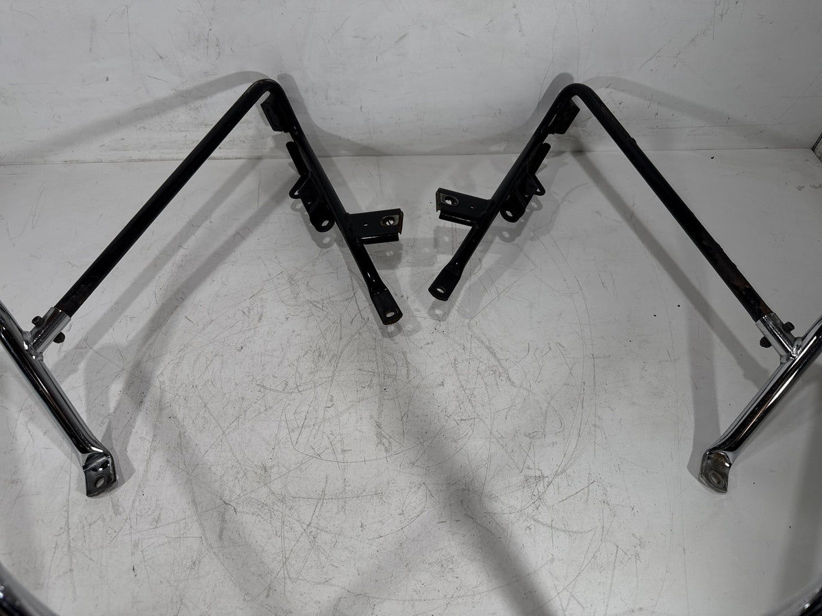 2012 Harley Electra Touring Ultra OEM Rear Left Right Saddlebag Guard Rails Bar