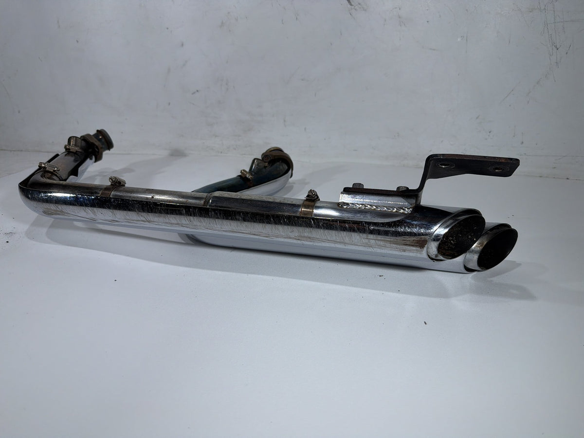 2008 Harley Softail Custom FXSTC OEM Exhaust Header Pipes Vance & Hines