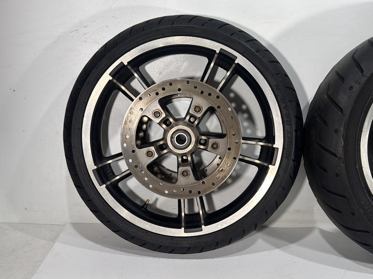 2017 Harley Road Glide Touring Front Rear Wheel Rim Tire 130/60 180/65 16" 19"