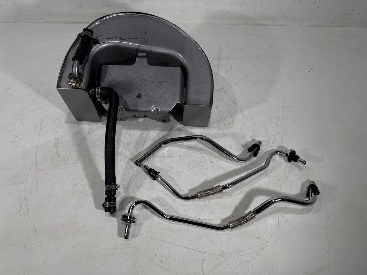 2001 Harley Softail Standard OEM Oil Tank Reservoir Bottle Canister & Dipstick