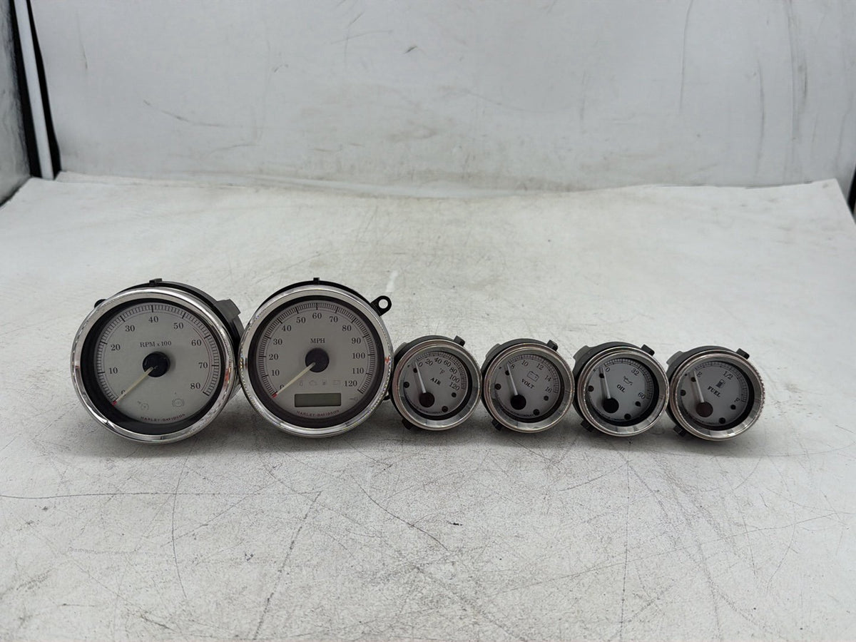2009 Harley Road Glide Touring FLTR OEM Air Oil Volt Fuel Tacho Speedo Gauges