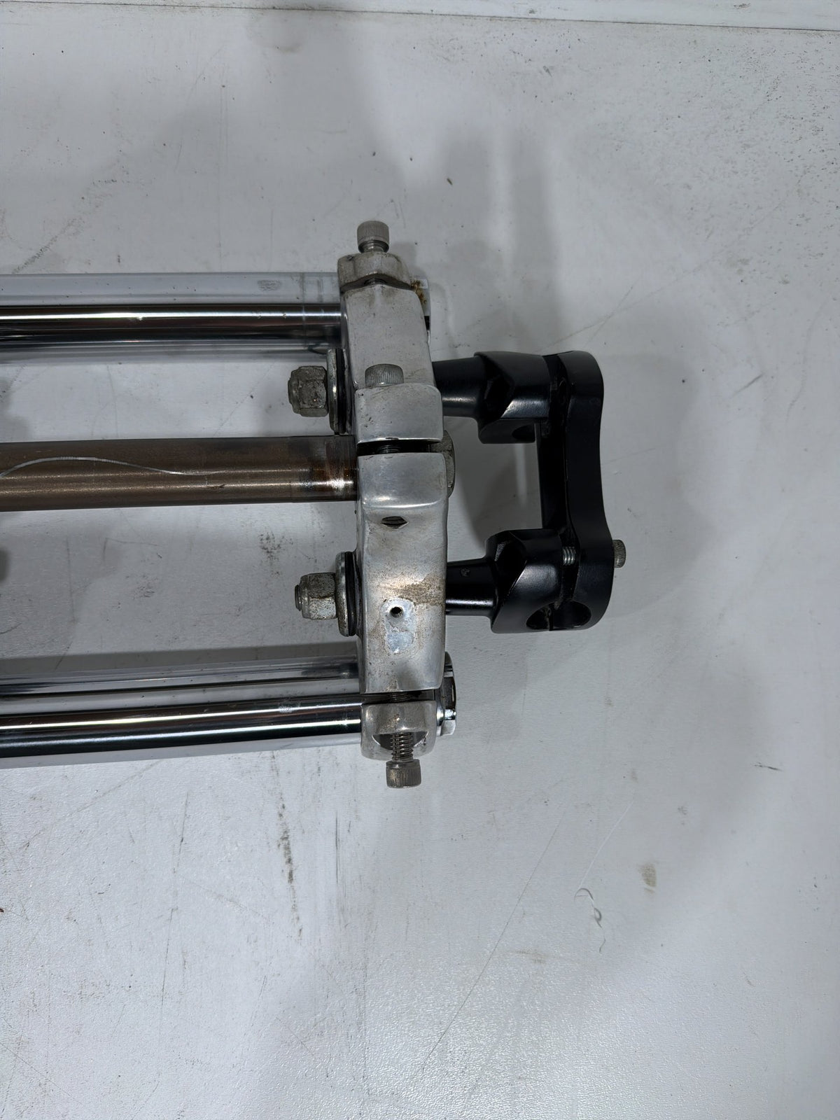 1991 Harley Sportster 883 XLH883 Front Triple Tree Set & LH RH Fork Legs Sliders