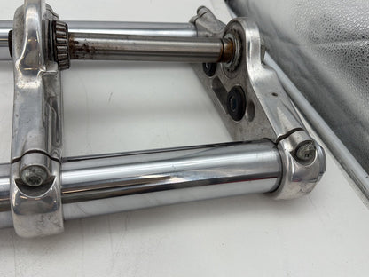 2006 Harley Dyna FXDWGI Wide Glide OEM Front Triple Tree Set & LH RH Fork Legs Sliders