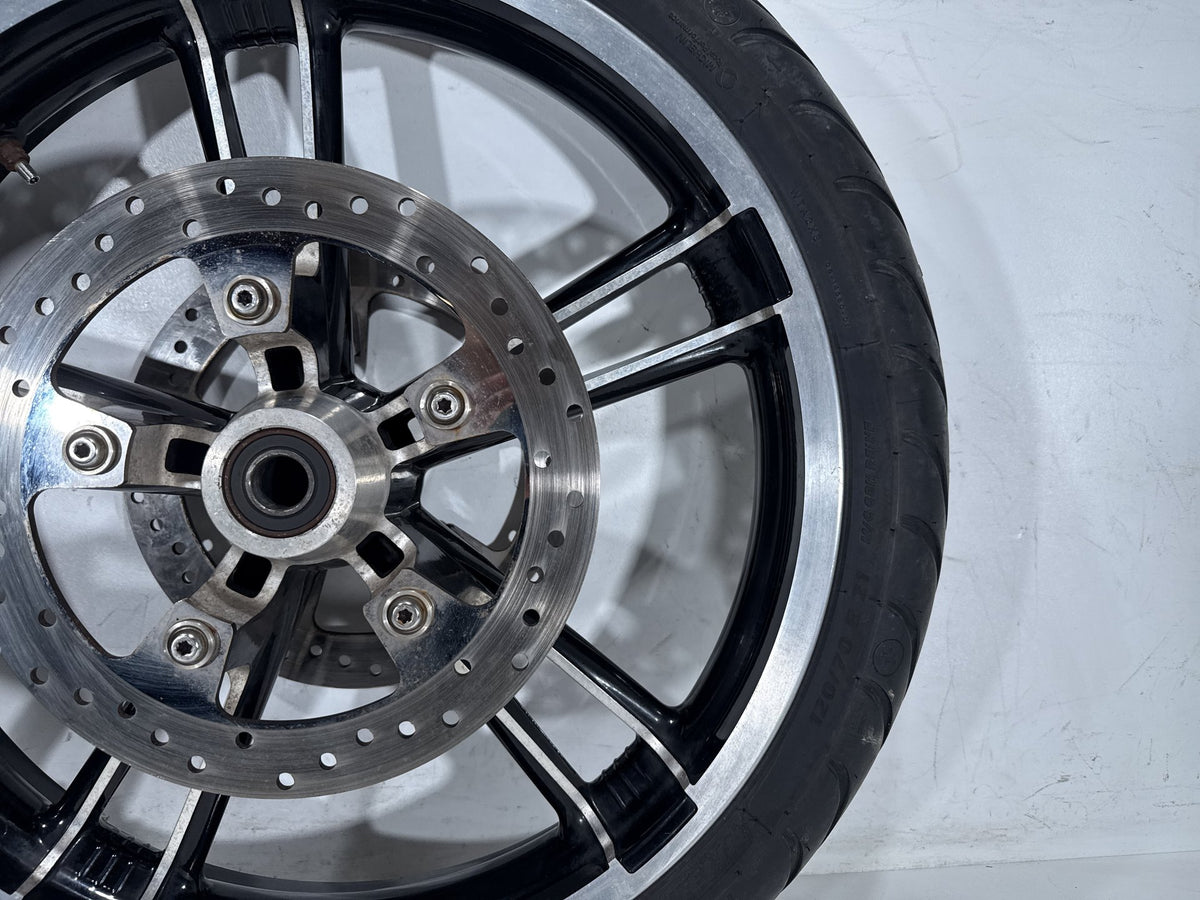 2011 Harley Street Glide Touring FLHX-103 OEM Front Wheel Rim Tire 120/70B21 21"