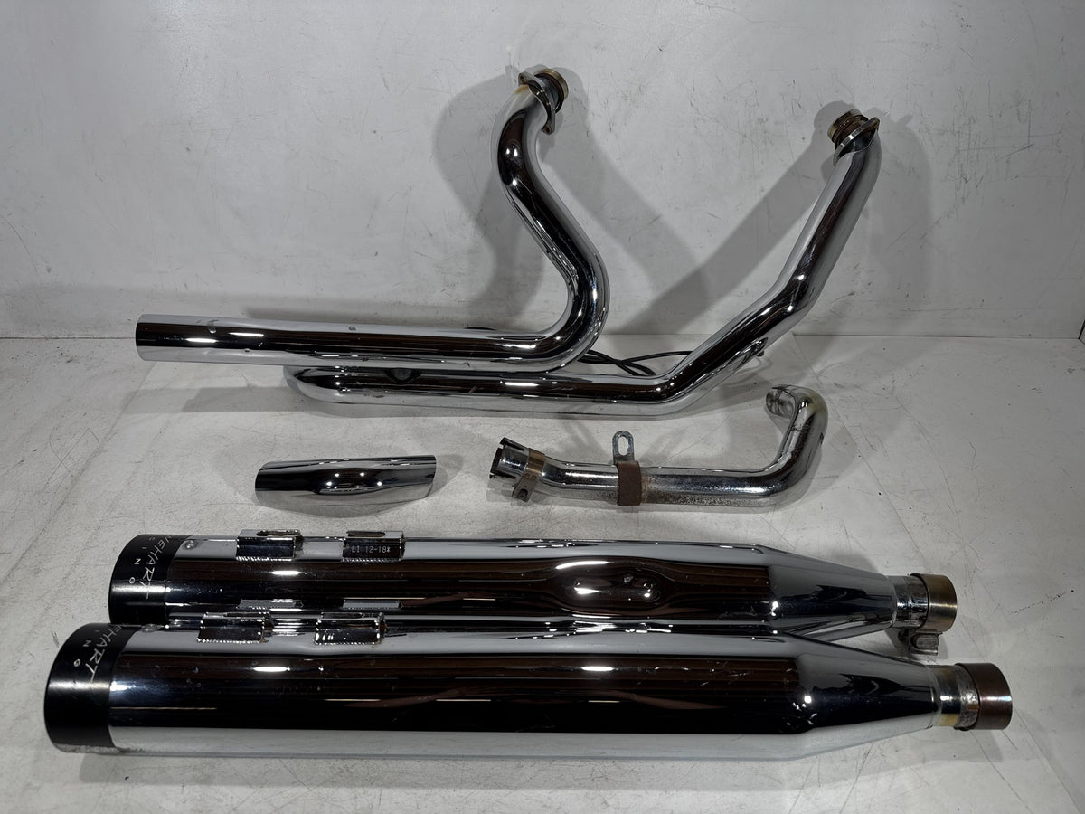 2012 Harley Street Glide Touring FLHX OEM Exhaust Header Pipes Muffler