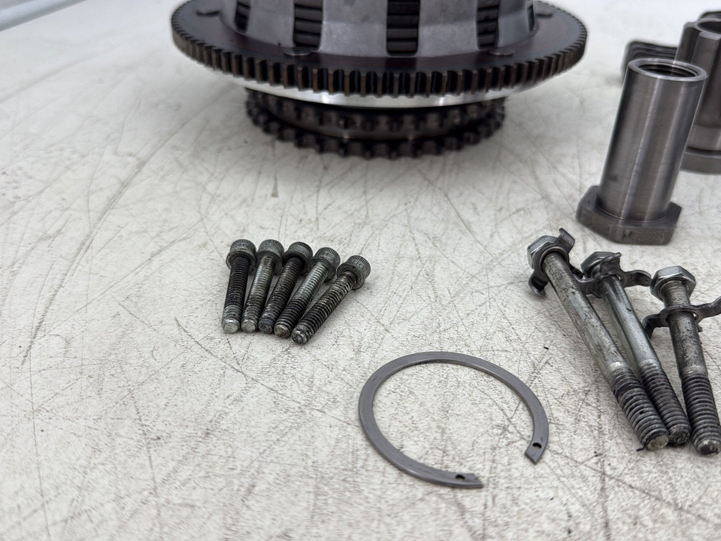 1998 Harley Touring FLHTCUI Electra Glide Ultra OEM Clutch Basket Chain Tensioner Kit