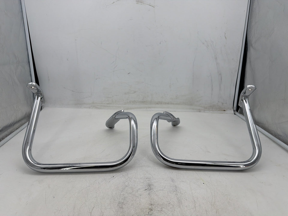 2001 Harley Heritage Softail Classic Rear Left Right Saddlebag Guard Rails Bar