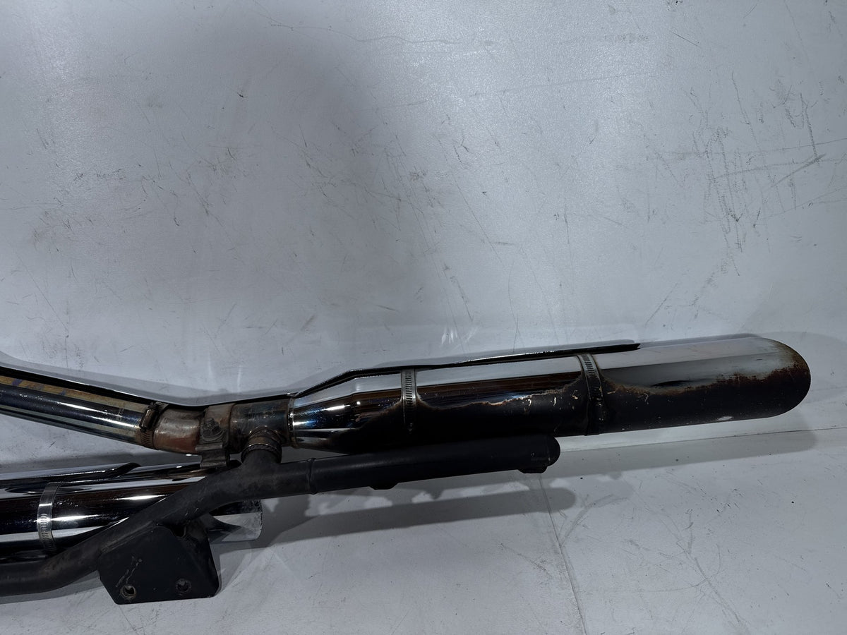 2001 Harley Heritage Softail Classic FLSTC OEM Exhaust Header Pipes Muffler