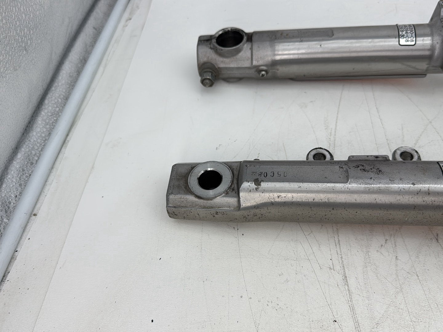 2008 Harley Sportster XL883L OEM Front Triple Tree Set &amp; LH RH Fork Legs Sliders