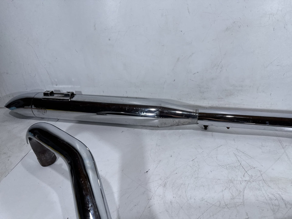 06 Harley Road King Touring Custom Exhaust Header Pipes Vance & Hines Scratched