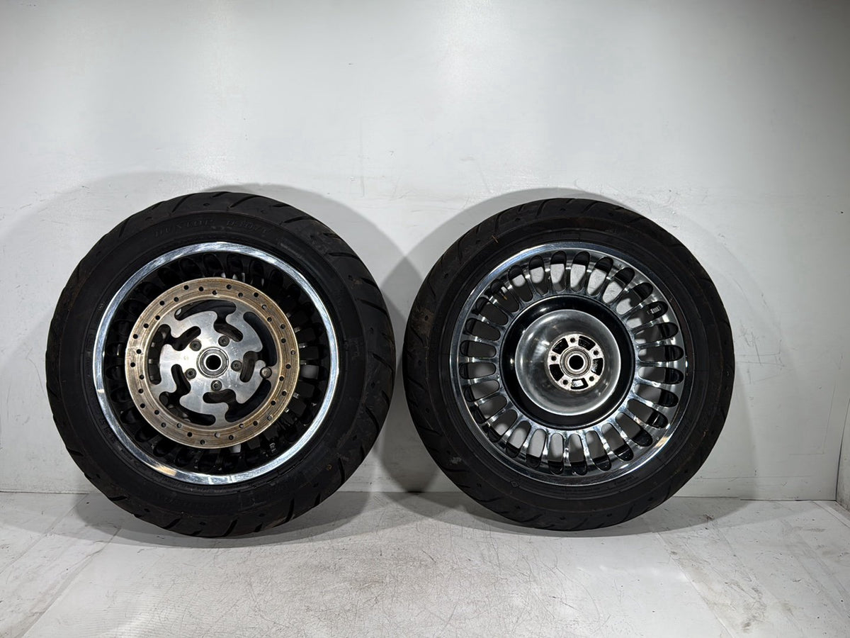 2010 Harley Electra Glide Touring Ultra OEM Front & Rear Wheel Rim Tire 16" 17"