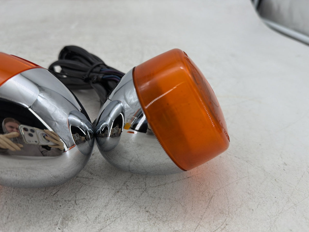 00 Harley Sportster 1200 Custom XL1200C Front Left Right Turn Signal Indicators