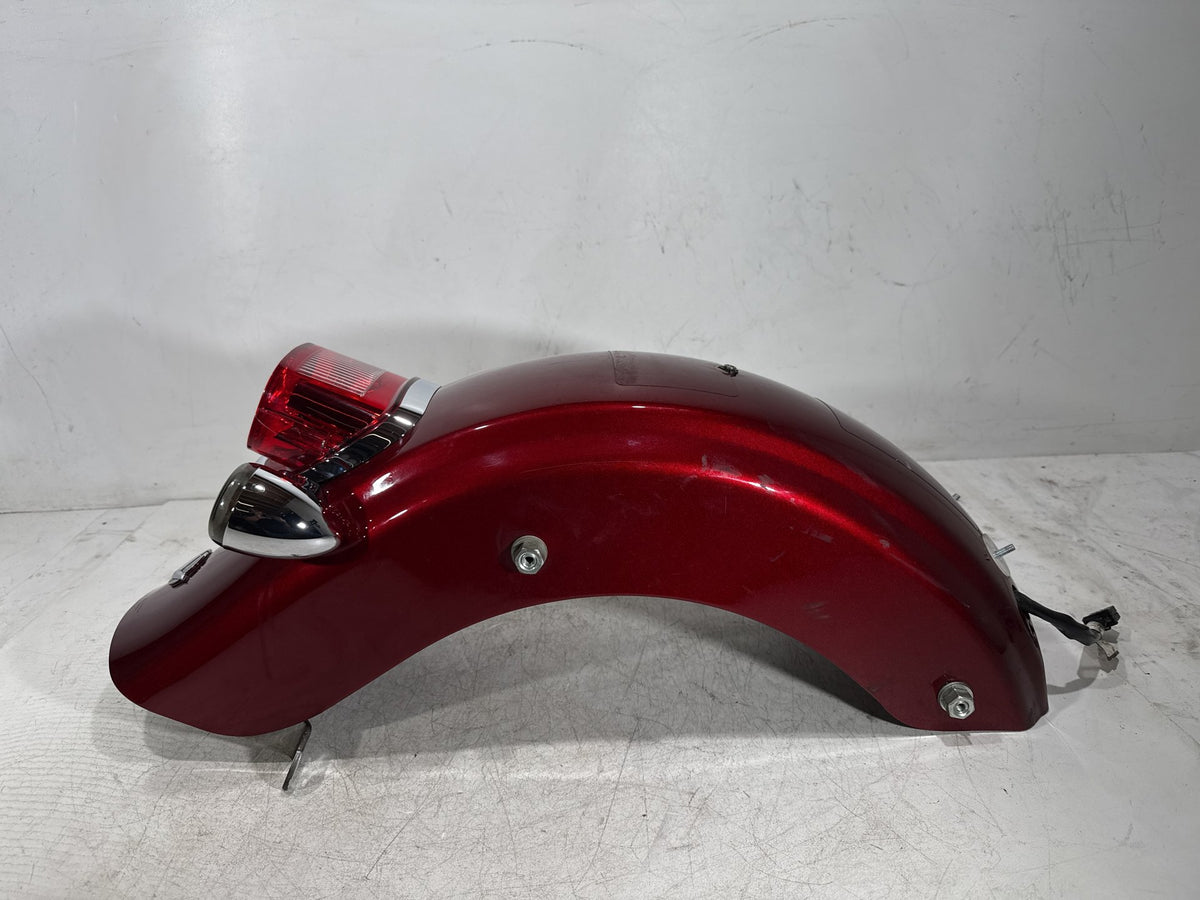 2009 Harley Electra Glide Touring CVO Eagle Rear Wheel Fender & Turn Signals Bar