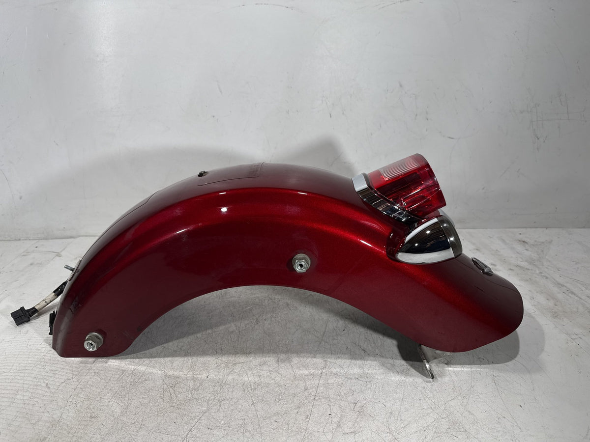 2009 Harley Electra Glide Touring CVO Eagle Rear Wheel Fender & Turn Signals Bar