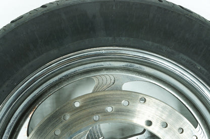 1986 - 2003 Harley-Davidson Sportster Hugger Front & Rear Wheel Rim Tire 43499-84