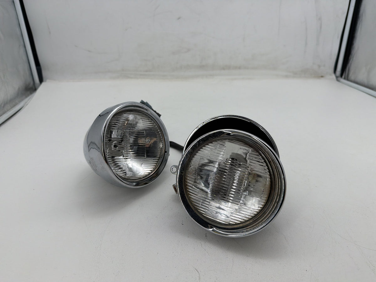 1994 Harley Softail Custom FXSTC OEM Headlight Headlamp Head Light Halogen Dual