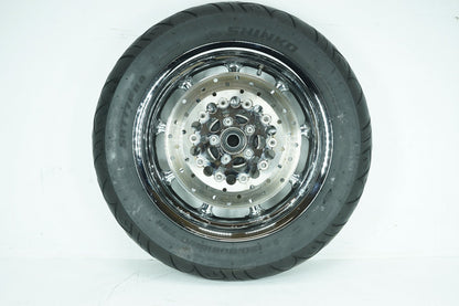 2007 - 2012 Harley-Davidson Touring CVO Electra Screamin Eagle Front Wheel Rim Tire 130/90B16