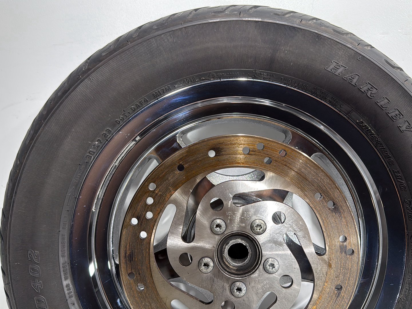 2007 Harley Electra Glide Touring FLHTCUI OEM Front & Rear Wheel Rim Tire 16"