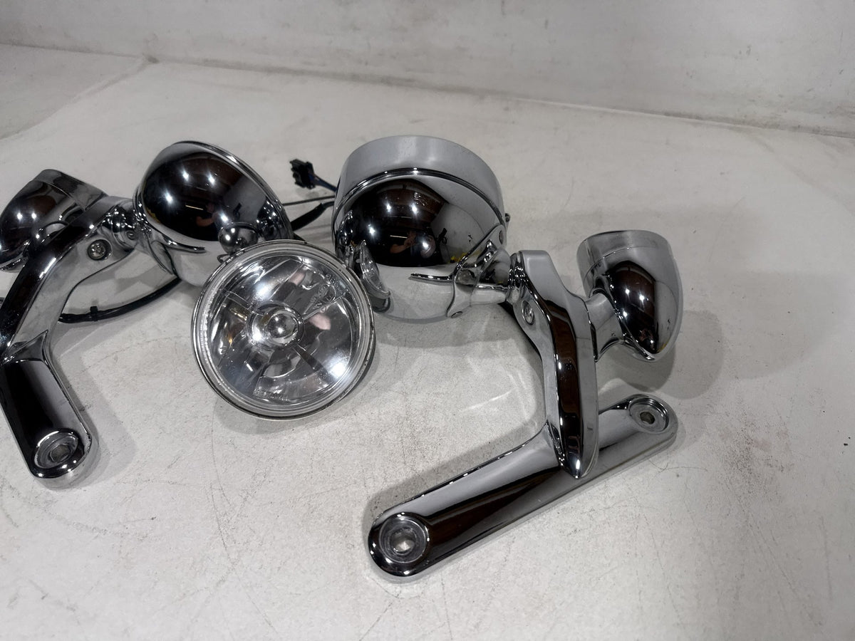 04 Harley Electra Glide CVO Screamin OEM Front Left Right Turn Signal Indicators