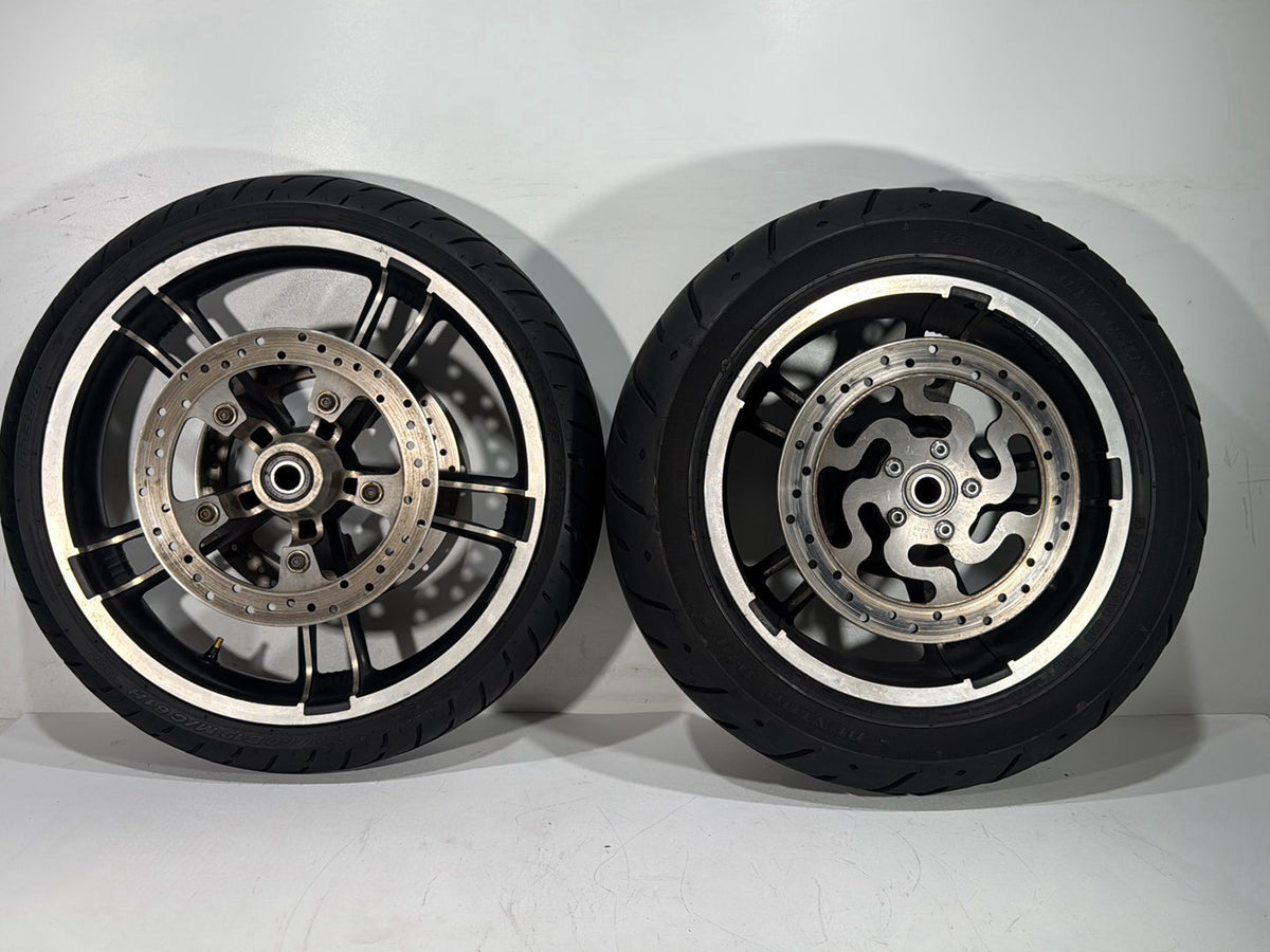 2017 Harley Road Glide Touring Front Rear Wheel Rim Tire 130/60 180/65 16" 19"
