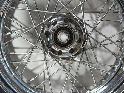 2011 Harley Heritage Softail Classic FLSTC Front Rear Wheel Rim Tire Spoked 16"