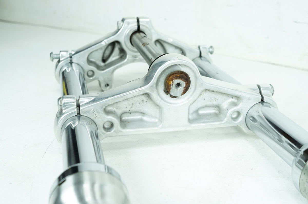 2004 - 2022 Harley-Davidson Sportster SuperLow Front Triple Tree Set & LH RH Fork Legs Sliders 46998-11