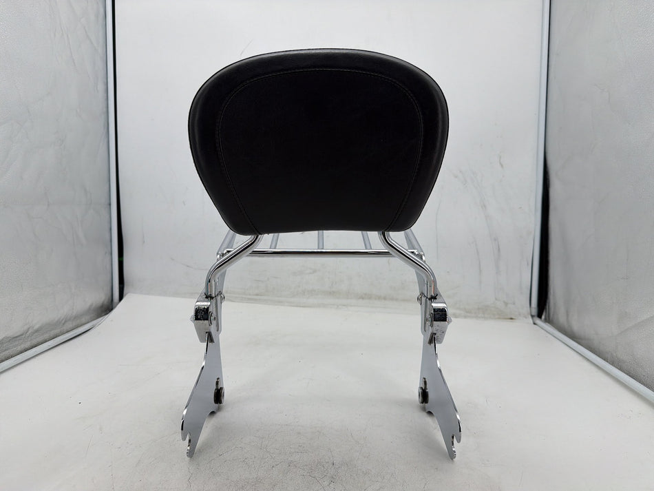 02 Harley Electra Glide Touring FLHT OEM Rear Sissy Bar w/ Backrest Cushion Pad