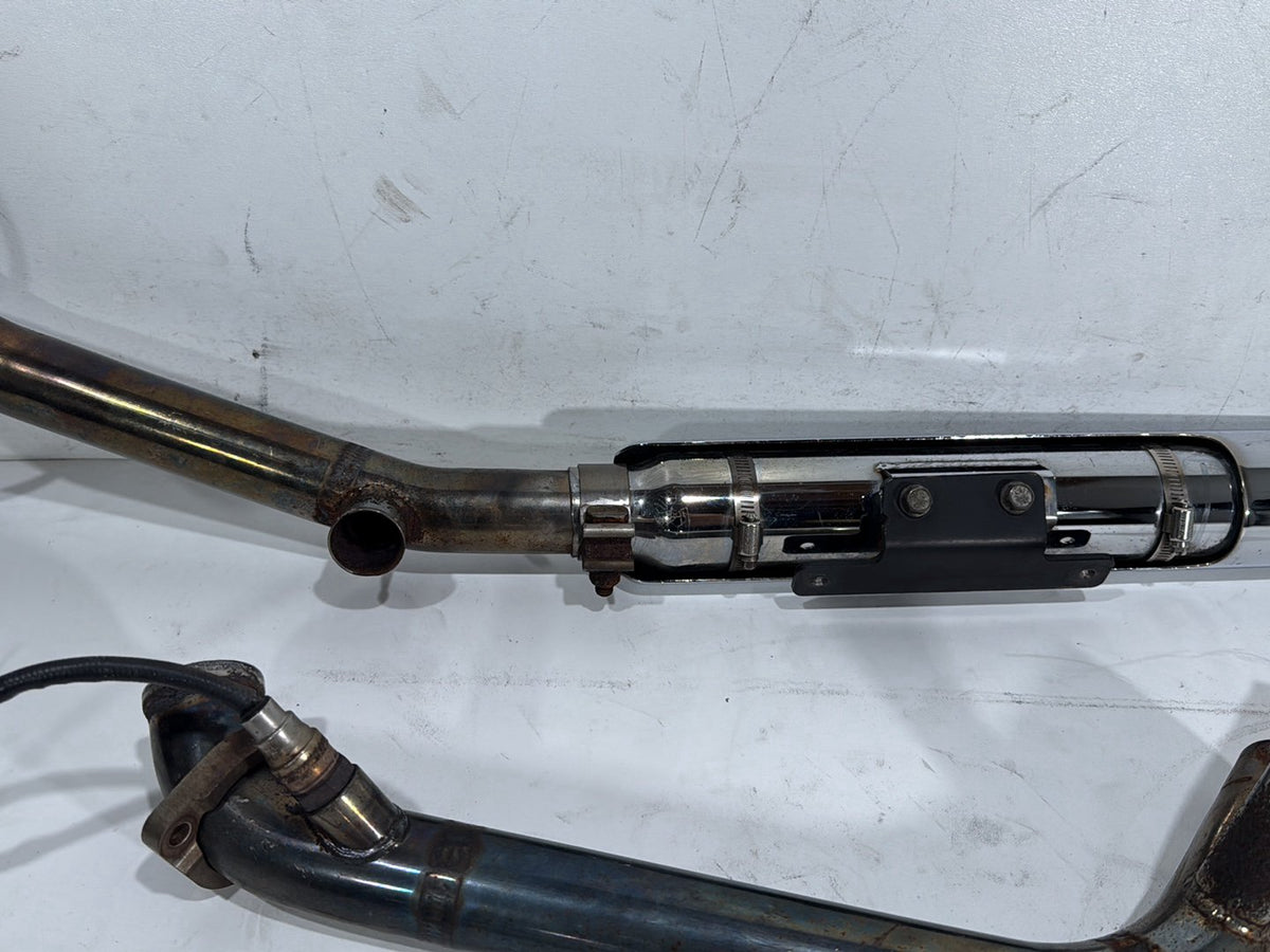 2007 Harley Softail Standard FXST OEM Exhaust Header Pipes Muffler