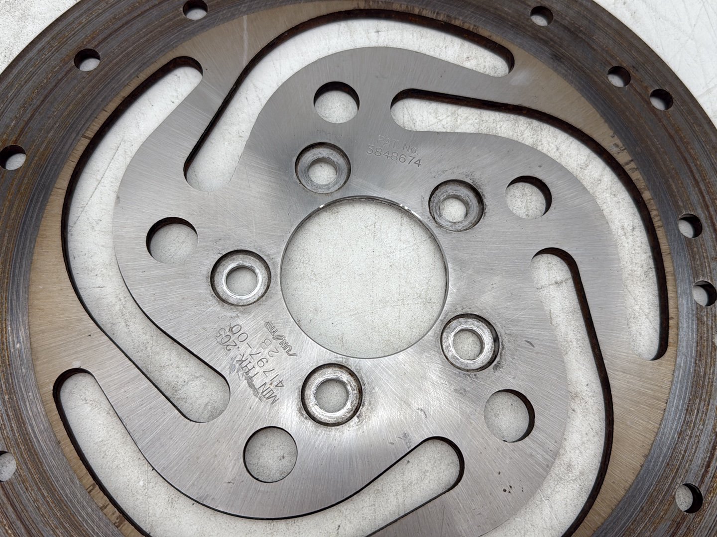 2012 Harley Dyna FXDF Fat Bob OEM Front Brake 1 Rotor Disc