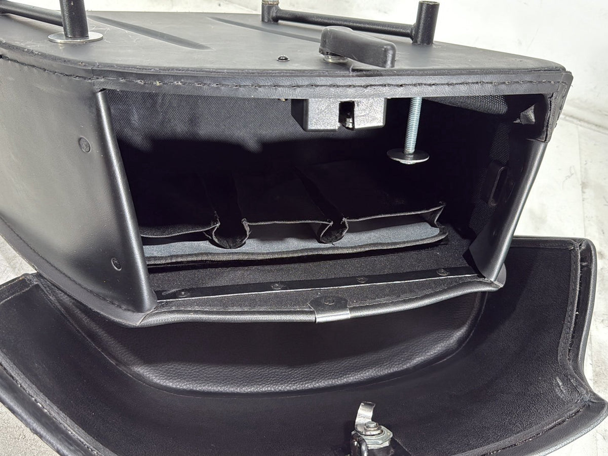 14 Harley Dyna Low Rider Rear Right 1 Saddlebag Viking Baelor Medium * NO Key *