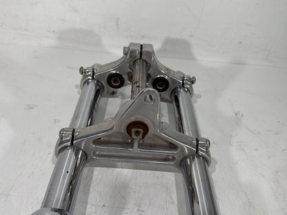 2001 Harley Sportster 883 Hugger XLH883 OEM Front Triple Tree Set & LH RH Fork Legs Sliders