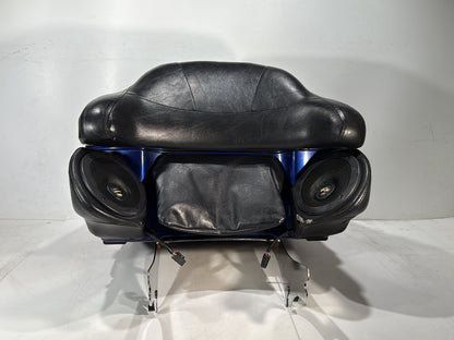 2007 Harley Touring FLHTCU Electra Glide Ultra OEM Pass Backrest Tour Pak Luggage NOKey