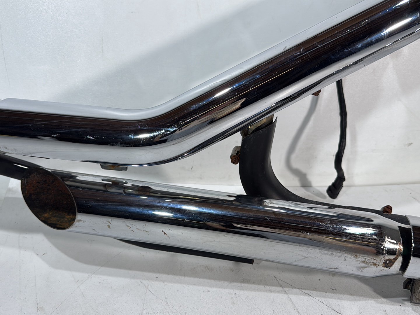 2008 Harley Dyna FXDL Low Rider Anniversary OEM Exhaust Header Pipes Muffler