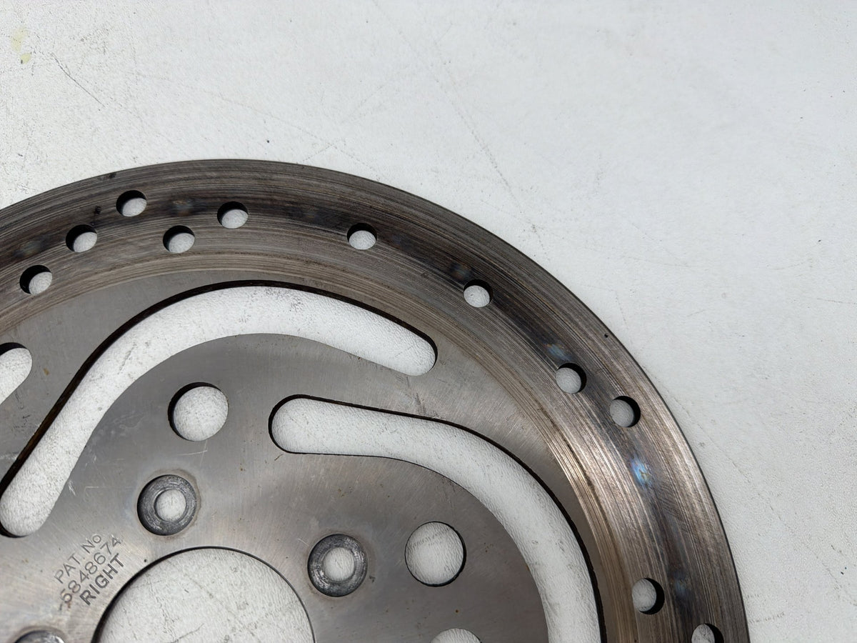 2004 Harley Electra Glide CVO Screamin Eagle OEM Front Brake Rotors Disc Pair