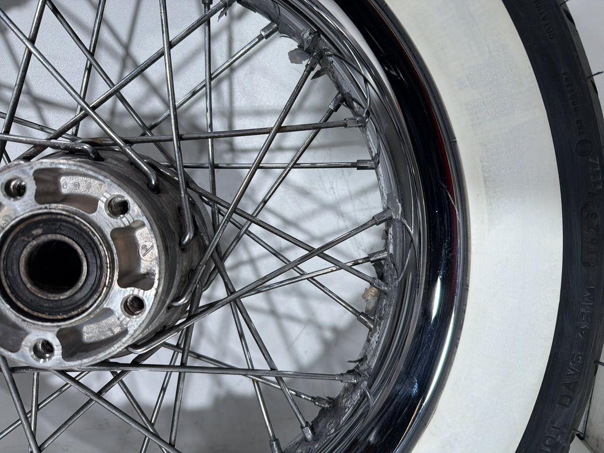 2004 Harley Electra Glide CVO Screamin OEM Front Rear Wheel Rim Tire Spoked 16"