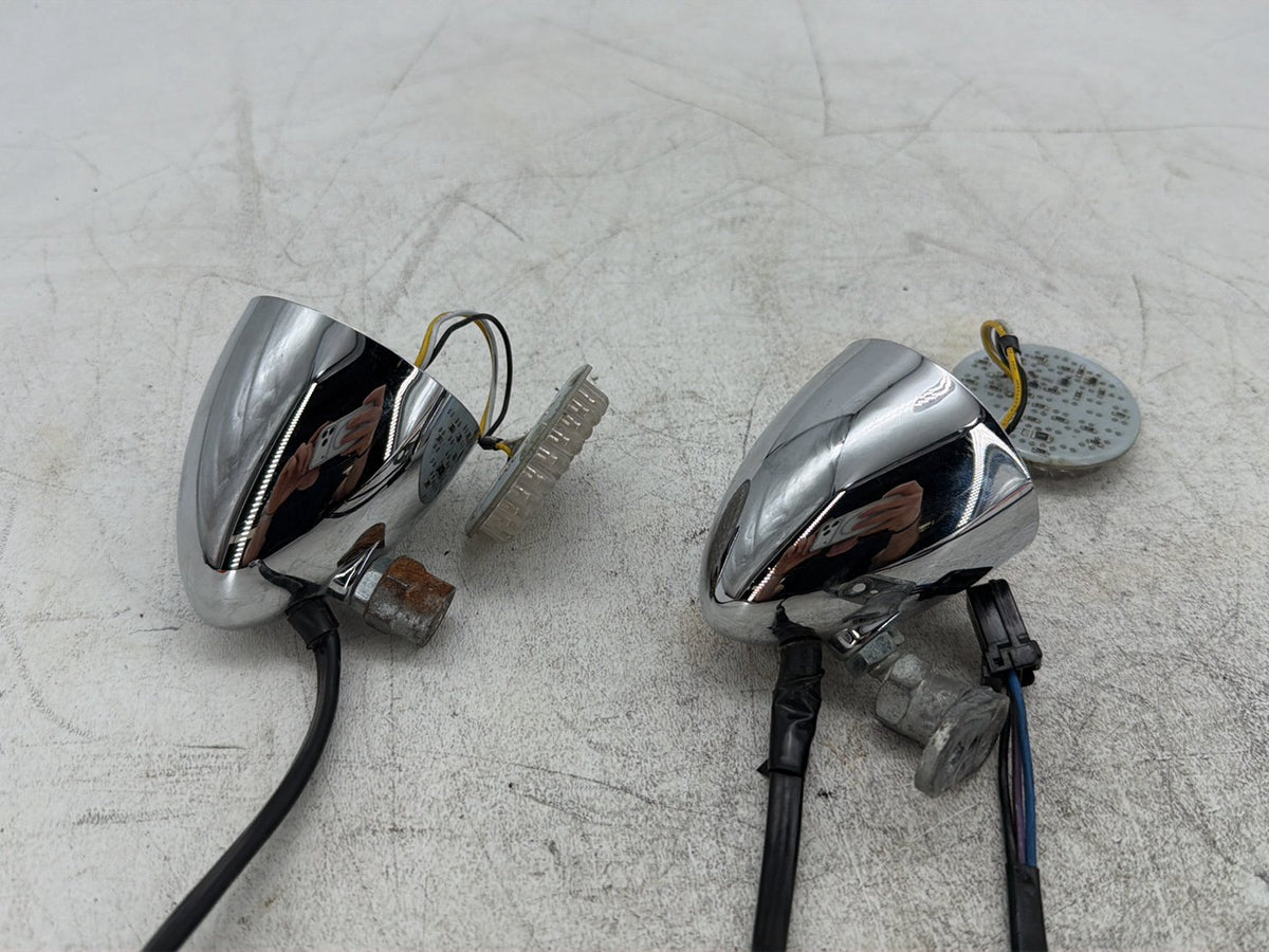 2006 Harley Dyna Super Glide FXDI OEM Front Left Right Turn Signal Indicators