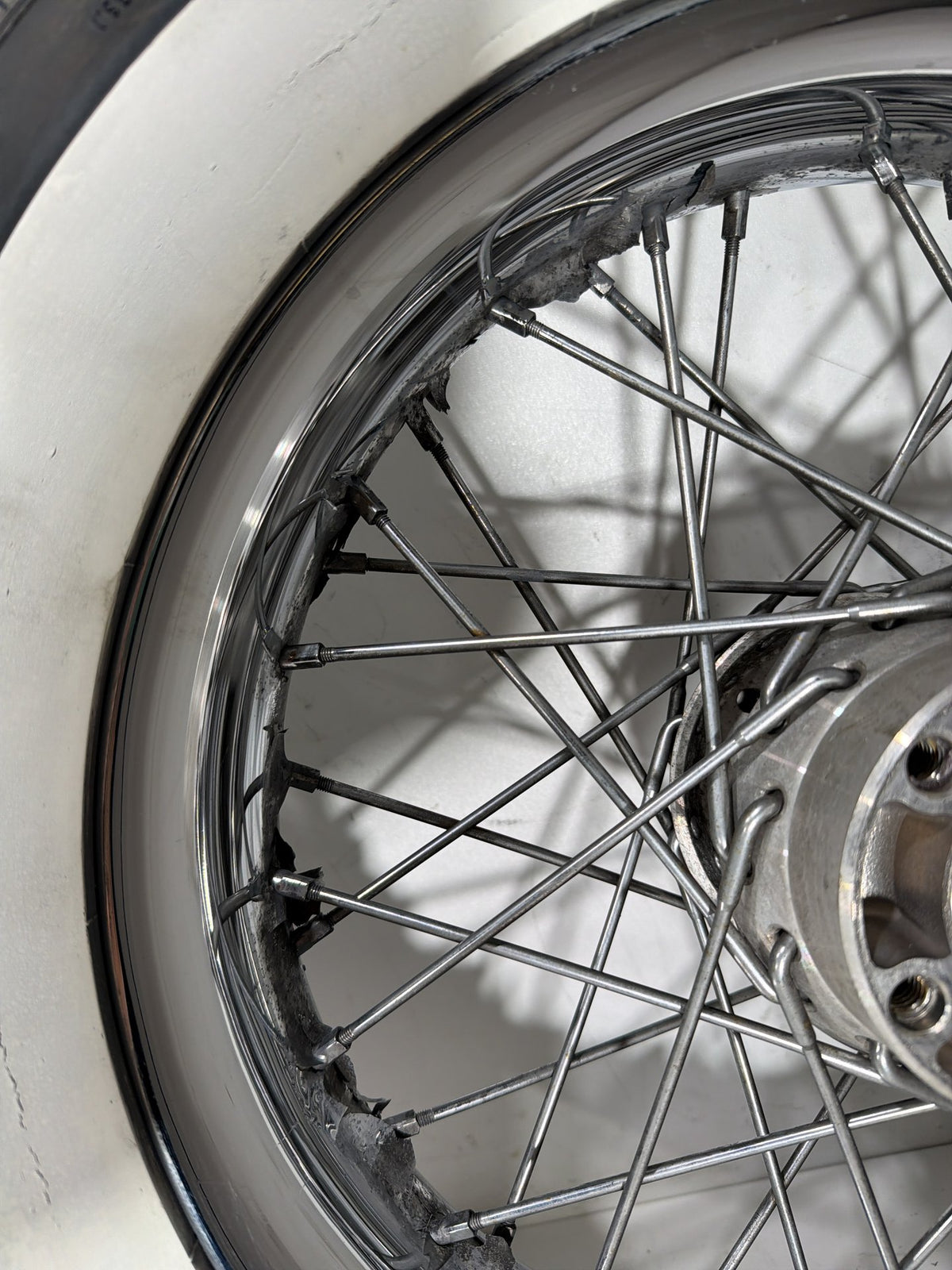 2004 Harley Electra Glide CVO Screamin OEM Front Rear Wheel Rim Tire Spoked 16"