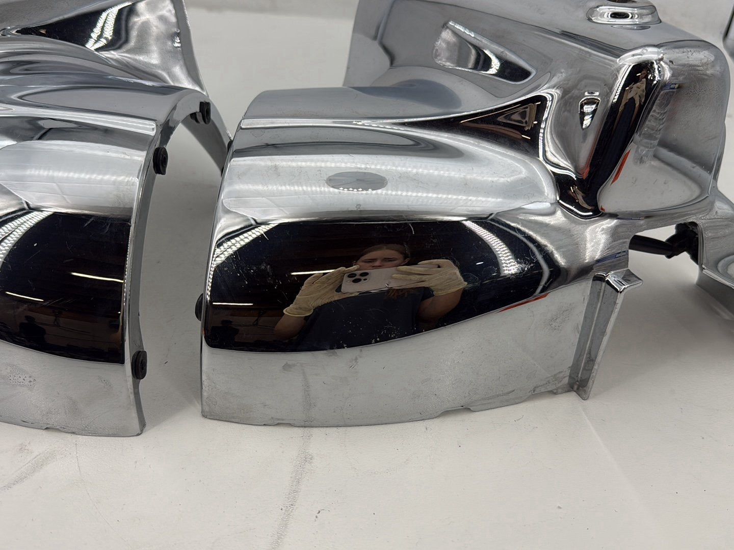 2011 Harley Road King Touring FLHRC Classic OEM Left & Right Headlamp Nacelle Covers