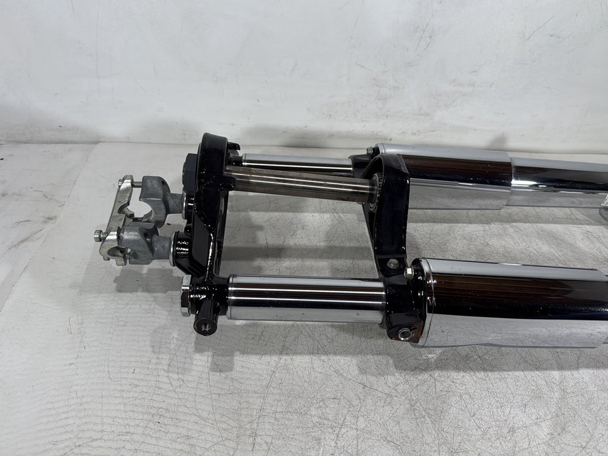 2013 Harley Electra Glide Touring CVO Screamin Eagle OEM Front Triple Tree Set & LH RH Fork Legs Sliders