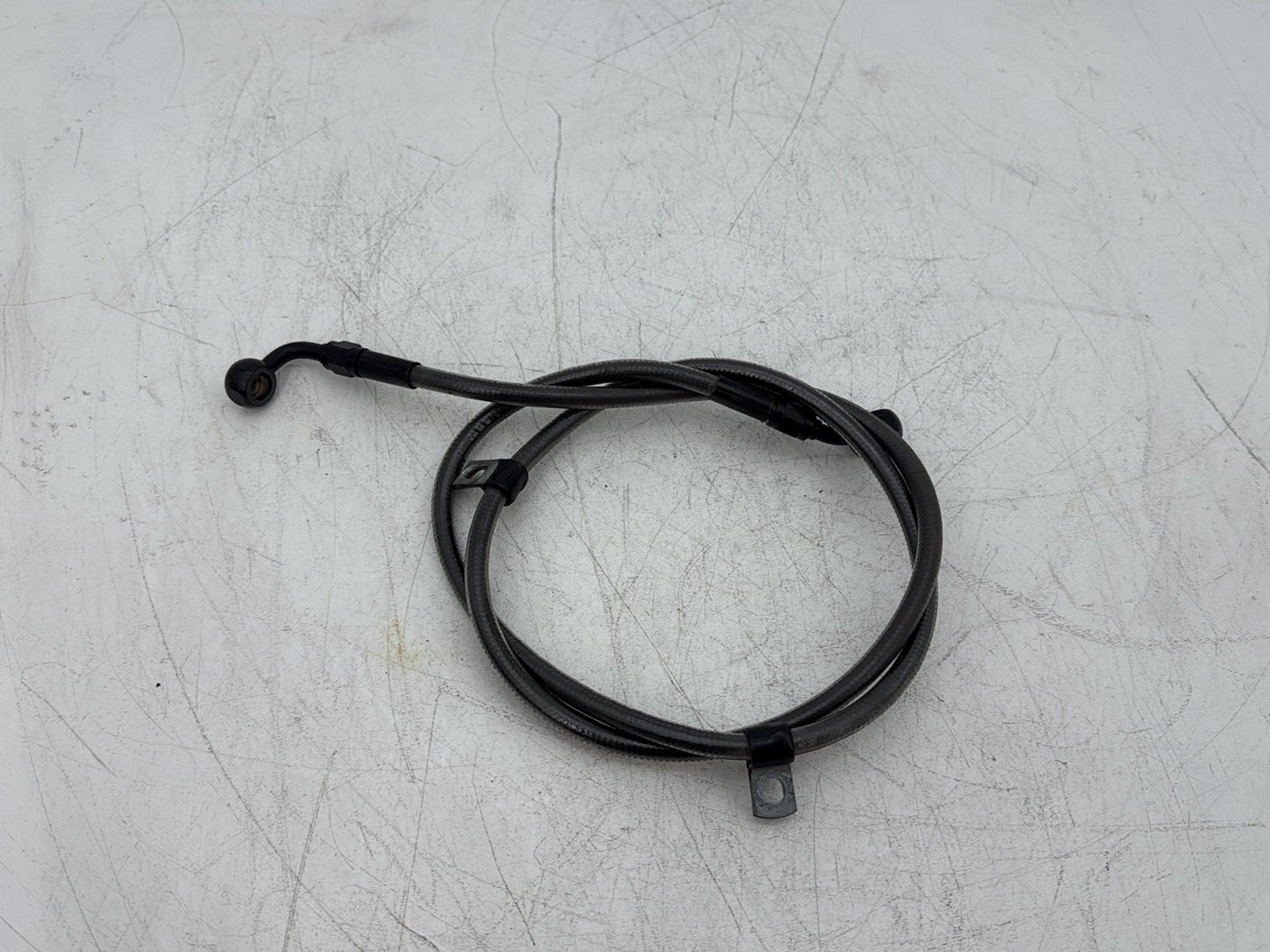 2005 Harley Dyna FXDWG Wide Glide OEM Front Brake Hose Line Pipe
