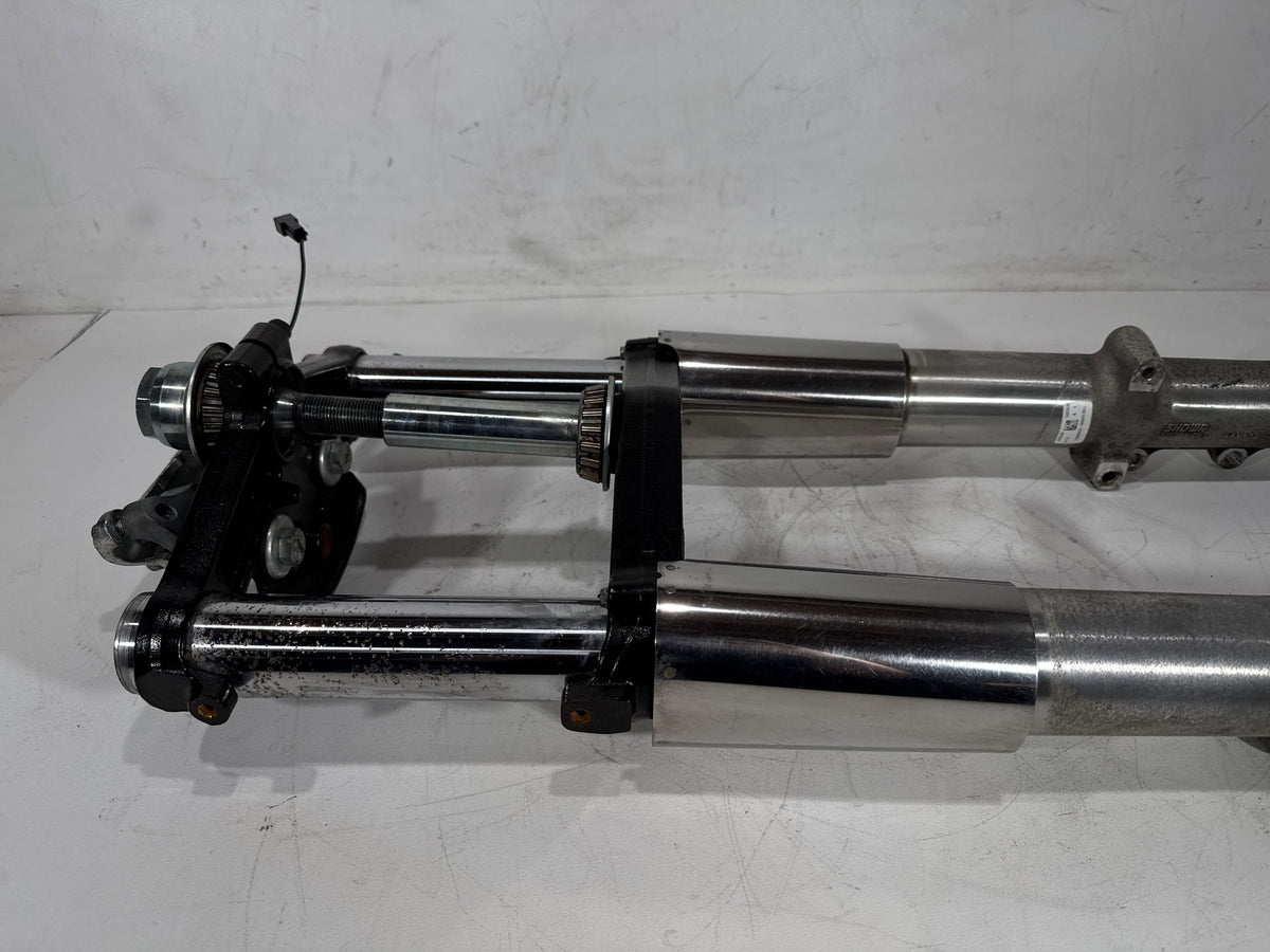 14 Harley Electra Touring Ultra Front Triple Tree Set & LH RH Fork Legs Sliders