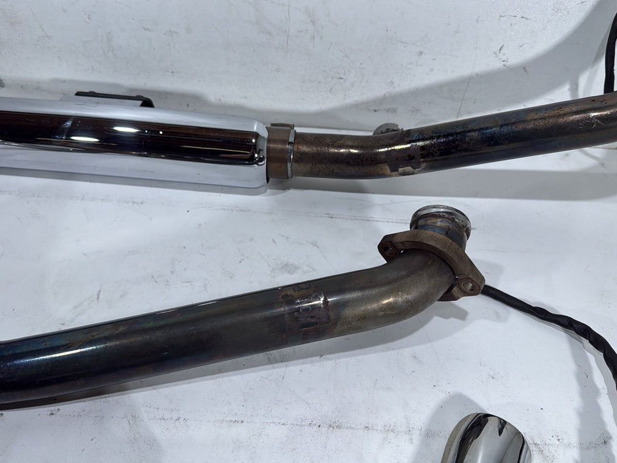 2007 Harley Softail Standard FXST OEM Exhaust Header Pipes Muffler
