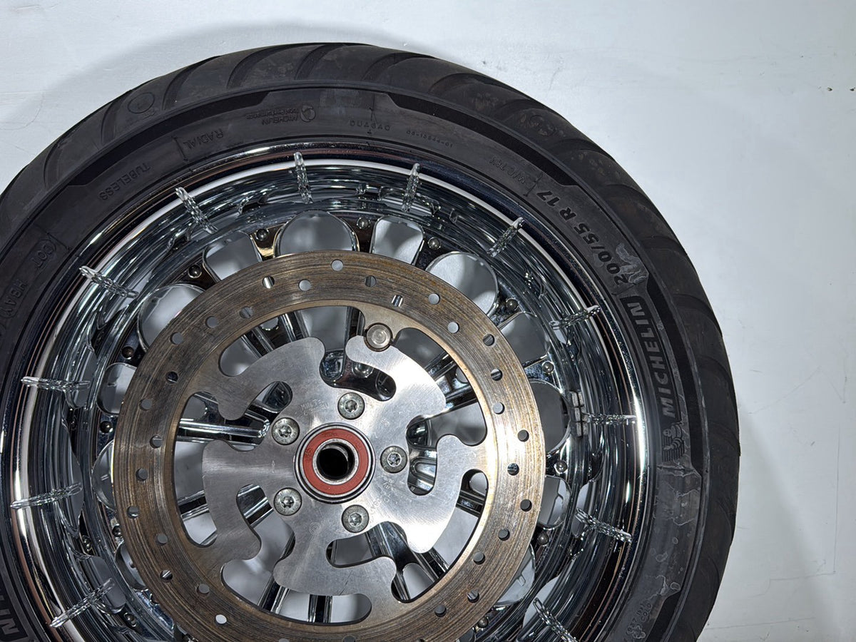 2009 Harley Road Glide Touring FLTR OEM Front & Rear Wheel Rim Tire
