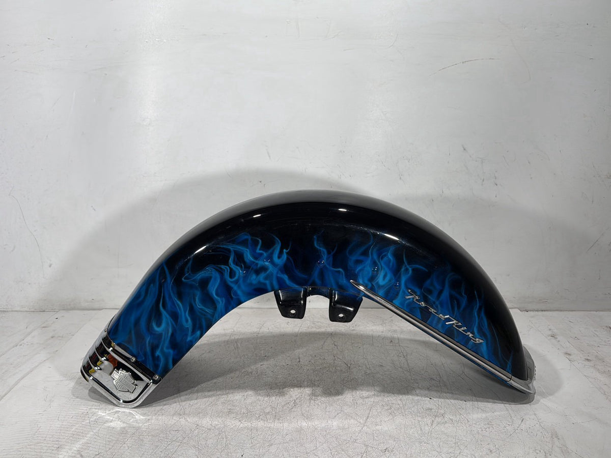 2005 Harley Road King Touring Police OEM Front Wheel Fender Shell Panel